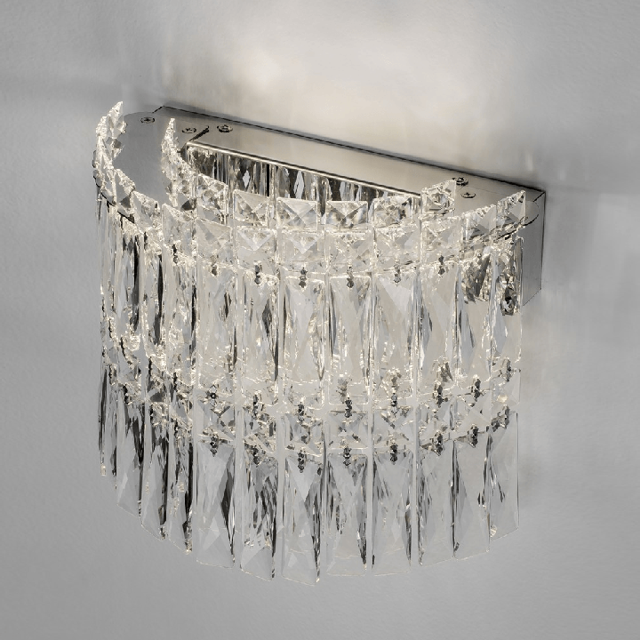 LUCES ARIZA LE45849 kinkiet LED 12W 840lm 3500K szary, kryształ
