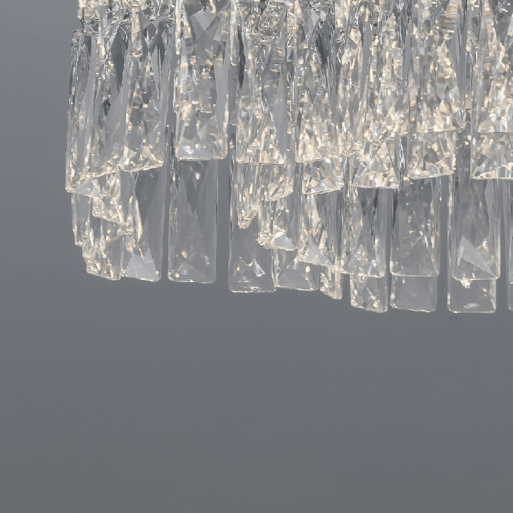 LUCES ARIZA LE45850 lampa natynkowa LED 28W 3500K kryształowa