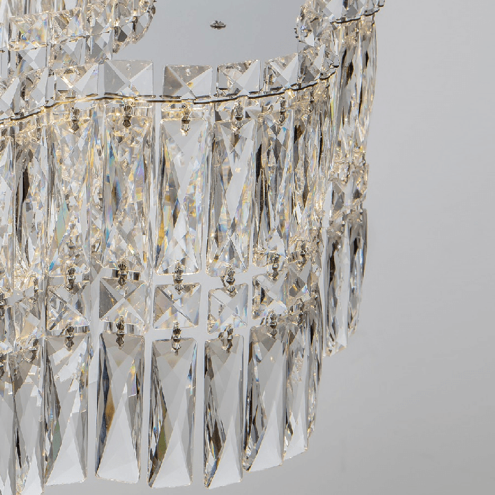 LUCES ARIZA LE45851 lampa wisząca LED 34W szary kryształ