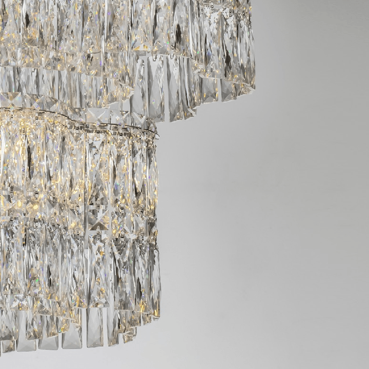 LUCES ARIZA LE45852 LED pendant lamp 56W elegant steel, crystal