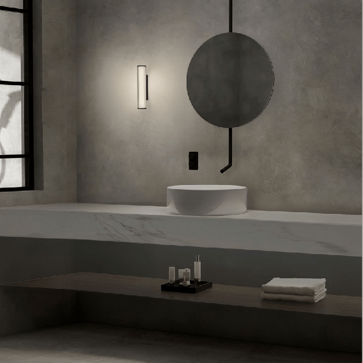 LUCES ALEGRANZA LE45768/9/70 kinkiet LED IP44 do łazienki, salonu