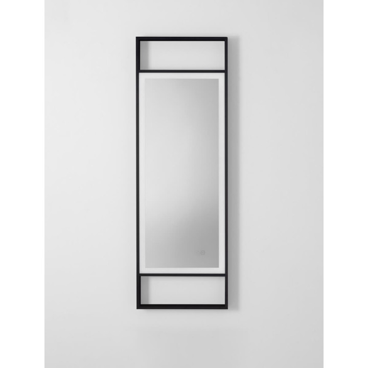 NL DOUL 9006023 black IP44 LED mirror 4000K touch switch 120x40cm