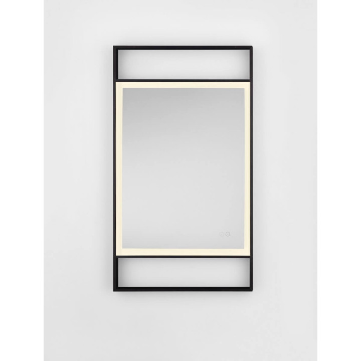 NL DOUL 9006024 black IP44 LED mirror 4000K touch switch 106x60cm
