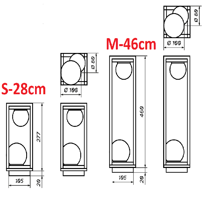 LOONARI EVIA 407061, 407078 lampa ogrodowa 2x6W 3000K taras, ścieżki
