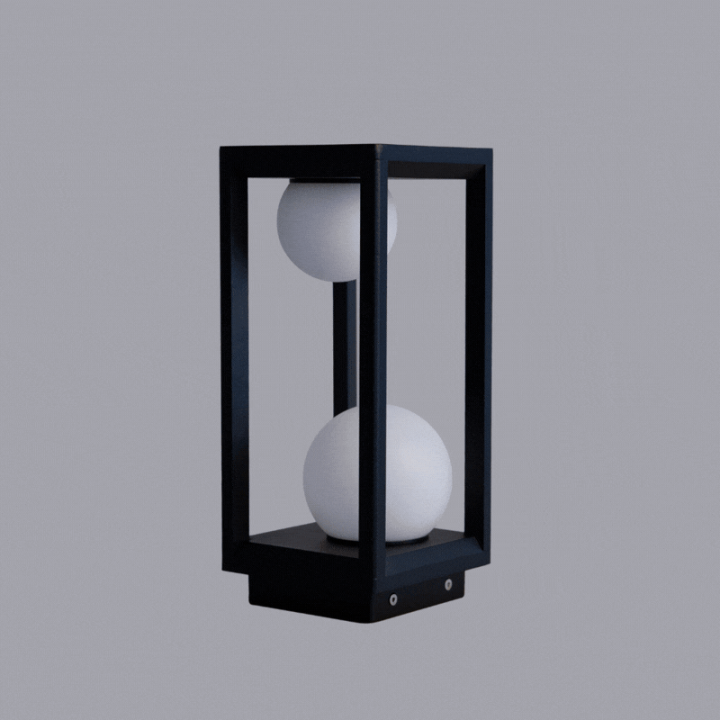 LOONARI EVIA 407061, 407078 lampa ogrodowa 2x6W 3000K taras, ścieżki
