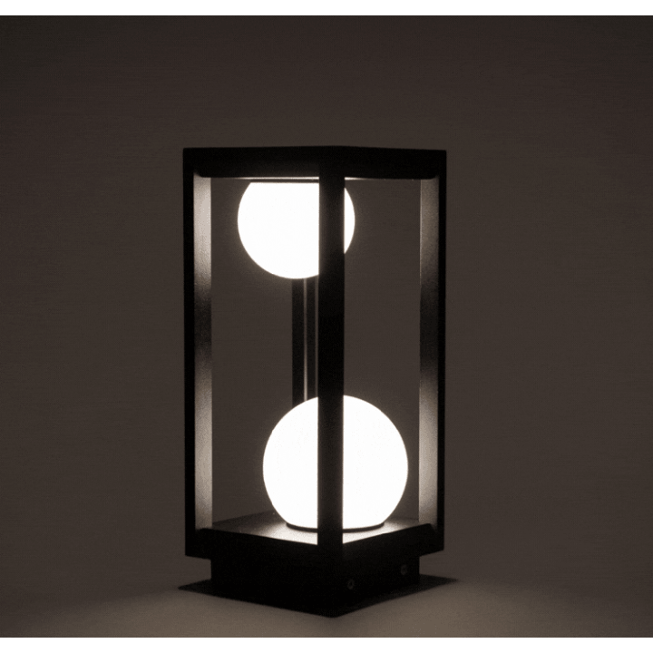 LOONARI EVIA 407061, 407078 garden lamp 2x6W 3000K terrace, paths