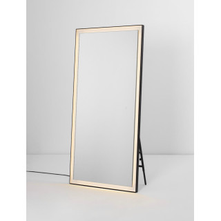 LUCES ADON 9006018 czarne lustro łazienkowe LED 150x75cm 4000K IP44
