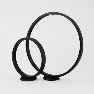 LOONARI AURA LED black garden ring light 5W 44cm, 70cm IP65