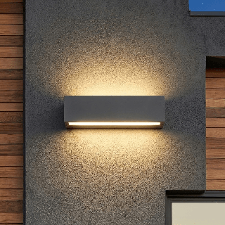 LOONARI MOLI outdoor wall lamp, up/down, LED, 3000K, 25cm/50cm