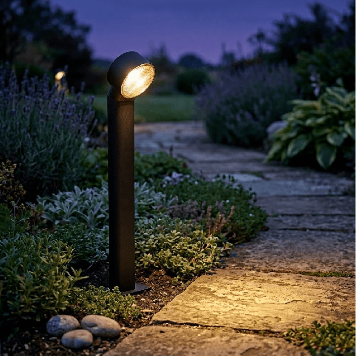 LOONARI CLARO 415905 lampa ogrodowa LED 9W, 976lm, 3000K czarna IP65