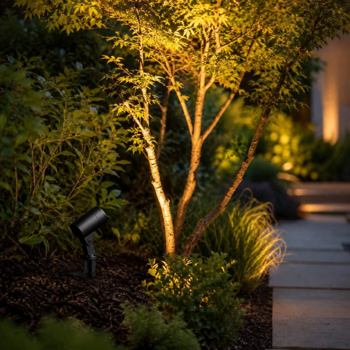 LOONARI CROSTI TERRO 415899 black GU10 P65 garden lamp