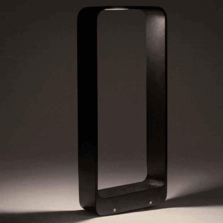 LOONARI OMBRA lampa ogrodowa LED IP65 czarna ramka 40, 60, 80cm