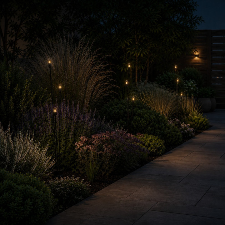 LOONARI TWINKLE TRE 407184 garden lamp 24V LED IP65 black