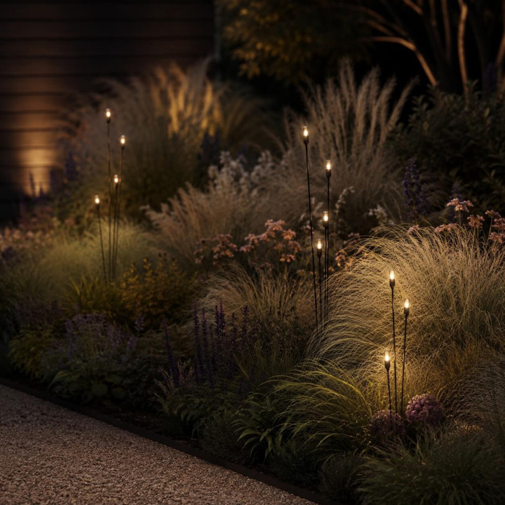 LOONARI TWINKLE TRE 407184 garden lamp 24V LED IP65 black