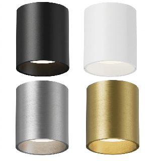 LOONARI ALTEA tuba natynkowa LED 10W/15W biała, czarna, złota, nikiel