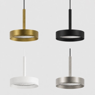 LOONARI SELIA lampa wisząca LED 8W biały, czarny, złoty, nikiel