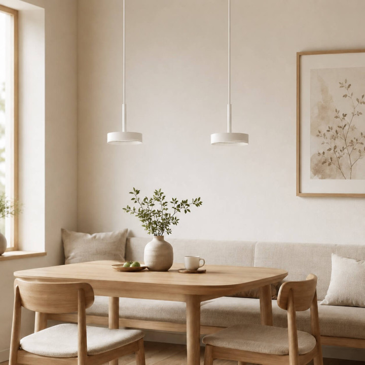 LOONARI SELIA lampa wisząca LED 8W biały, czarny, złoty, nikiel