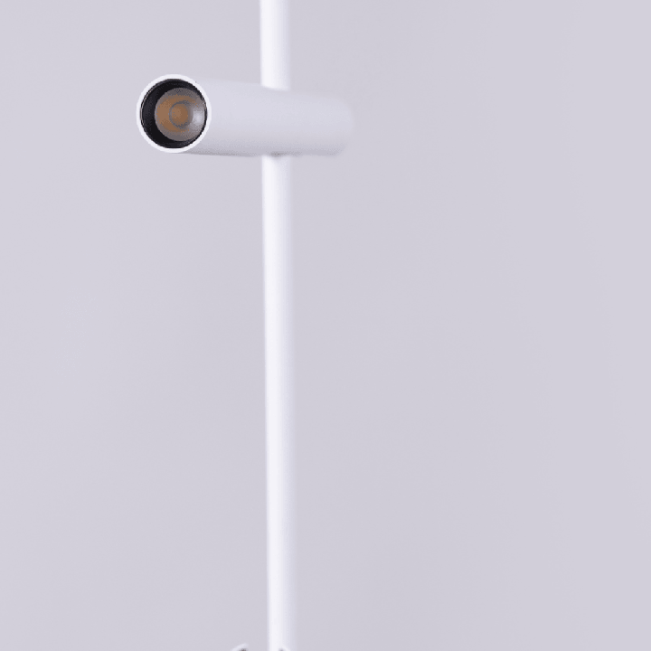 LOONARI NULA DUE biała lampa podłogowa LED 2x7W 3000K/4000K