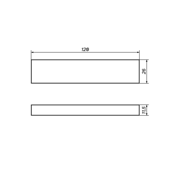 LOONARI SmartLINE straight electrical connector 48V white, black