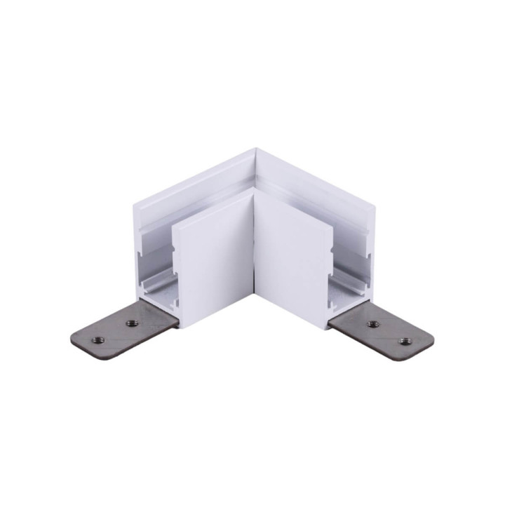 LOONARI SmartLINE 90&deg; corner mechanical connector white, black