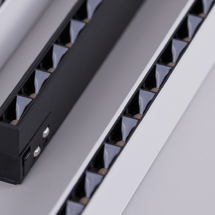SmartLINE DOTS L 60cm LED lamp with diodes for rail 48V white, black