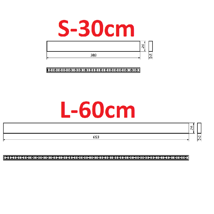 LOONARI SmartLINE DOTS 30cm, 60cm ZIGBEE LED rail lamp 48V