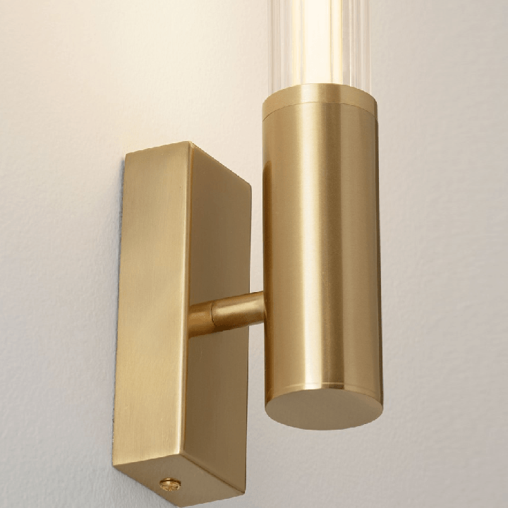 LUCES CASTELLON LE45973/4 LED wall lamp 8W 3000K IP44 black, gold