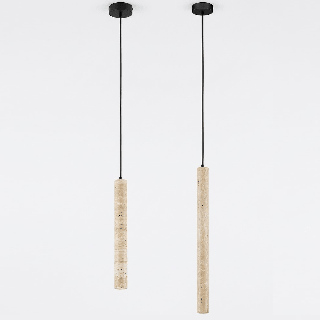LUCES INGENIO LE46079/80 LED pendant lamp 3W travertine tube