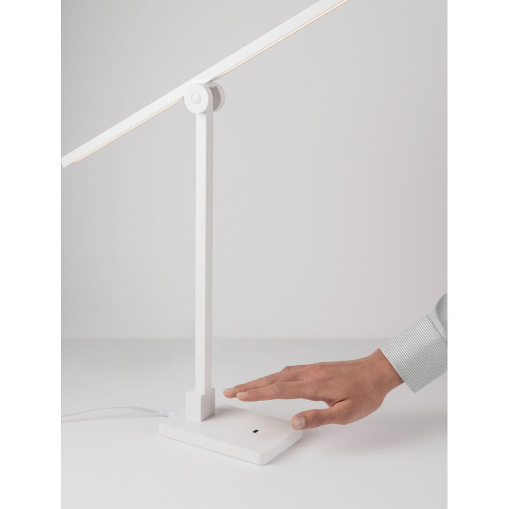 LUCES ARGANDA LE45841/2 lampa biurkowa LED 17W regulowana biała, czarna