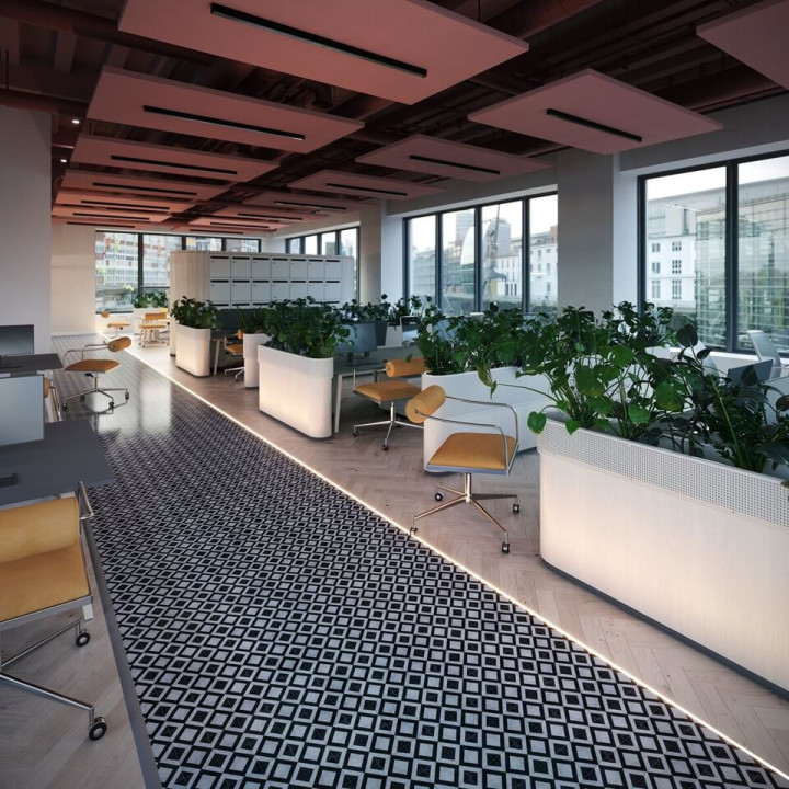 Profil LED HR-ALU wodoodporny z osłonką mleczną 1m, 2m