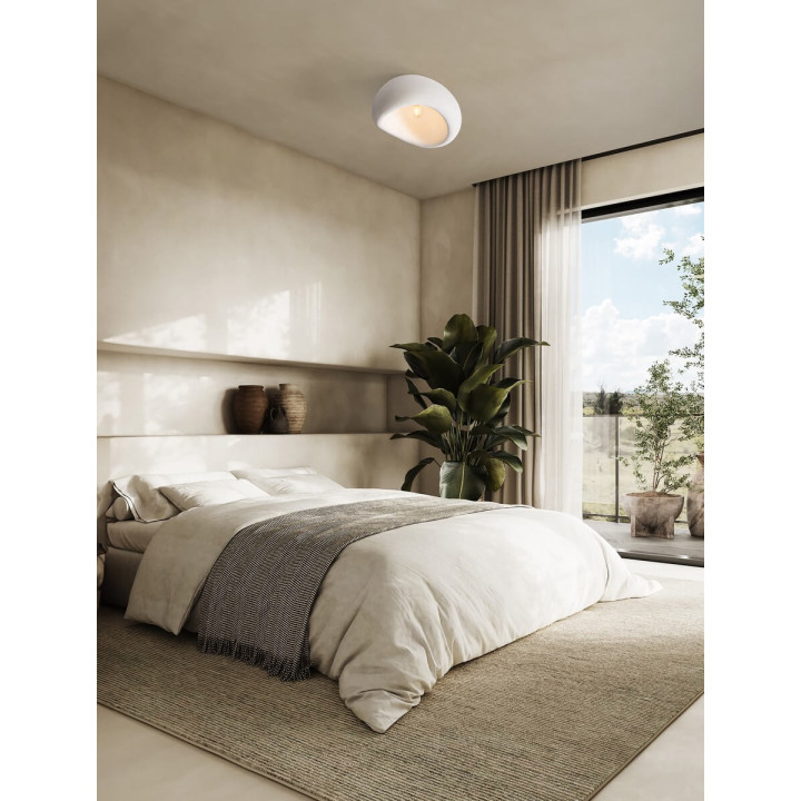 LUCES PALINZA plafon sufitowy 2 rozmiary 40/50cm biały, szary, brąz