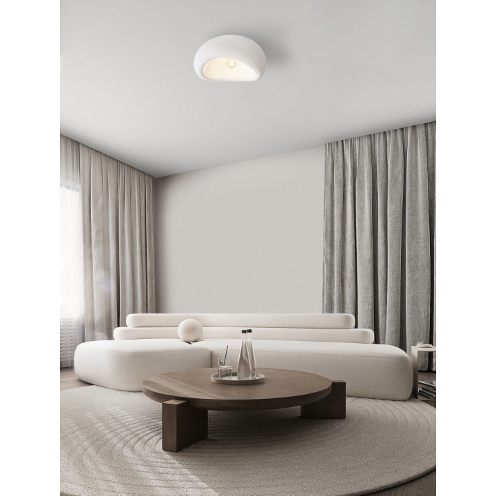 LUCES PALINZA plafon sufitowy 2 rozmiary 40/50cm biały, szary, brąz