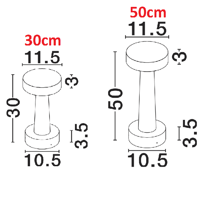 LUCES BERANGA LE62055/6/7/8 LED garden lamp for terrace or paths