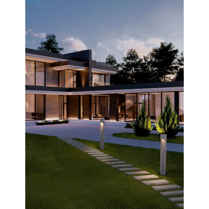 LUCES BOIRO LE62067/8 betonowa lampa ogrodowa LED 6W IP65 50cm, 75cm
