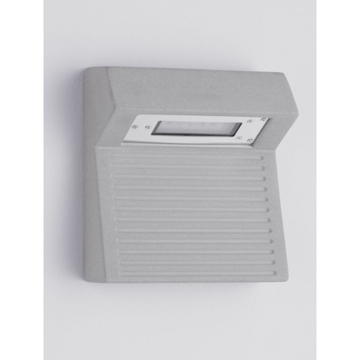 LUCES CARBALLO LE62208 kinkiet zewnętrzny LED 8W 3000K IP65 szary