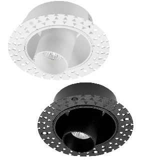 LUCES CARBAL LE62204/5/6/7 trimless recessed spotlight LED 10W 878lm