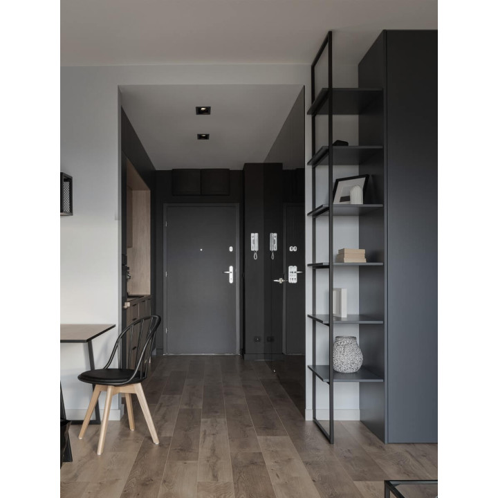 LUCES CASTIL LE62276/7 oprawa wpuszczana GU10 biała, czarna kwadrat