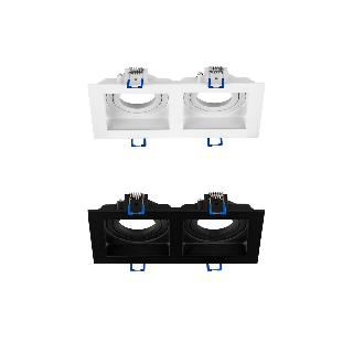 LUCES CASTIL LE62278/9 double recessed luminaire 2xGU10 movable