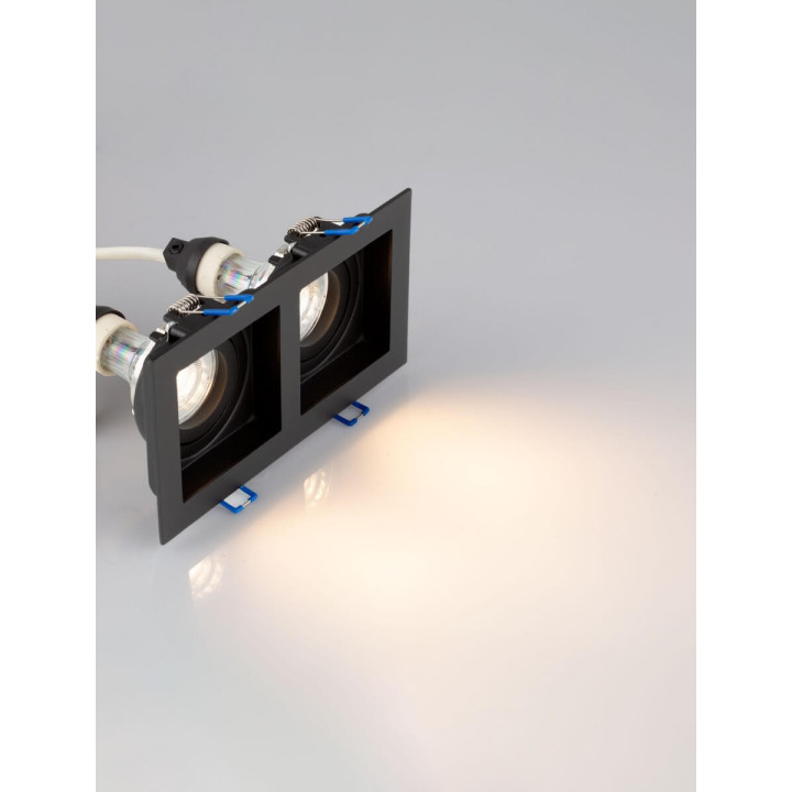 LUCES CASTIL LE62278/9 double recessed luminaire 2xGU10 movable