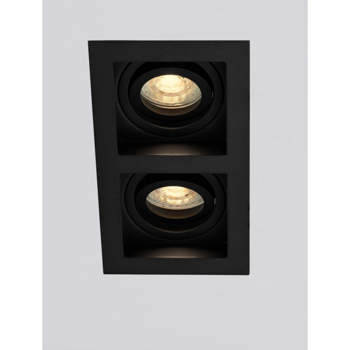 LUCES CASTIL LE62278/9 double recessed luminaire 2xGU10 movable