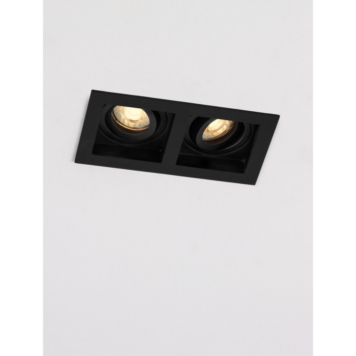LUCES CASTIL LE62278/9 double recessed luminaire 2xGU10 movable