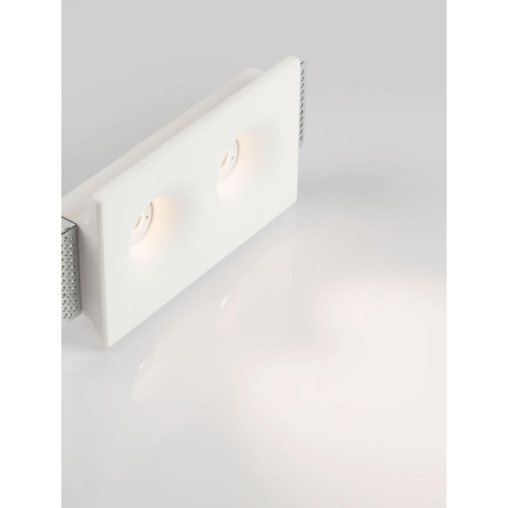 LUCES CERVER LE62287 double LED plaster luminaire 6W 440lm 3000K