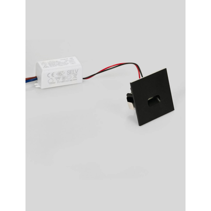 LUCES LE62463, LE62500 oprawa ścienna LED 3W 2700K biała, czarna