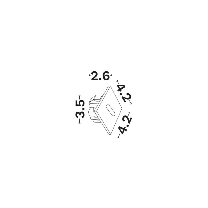 LUCES GOMERA LE62502/4 LED staircase light 3W IP20 white, black