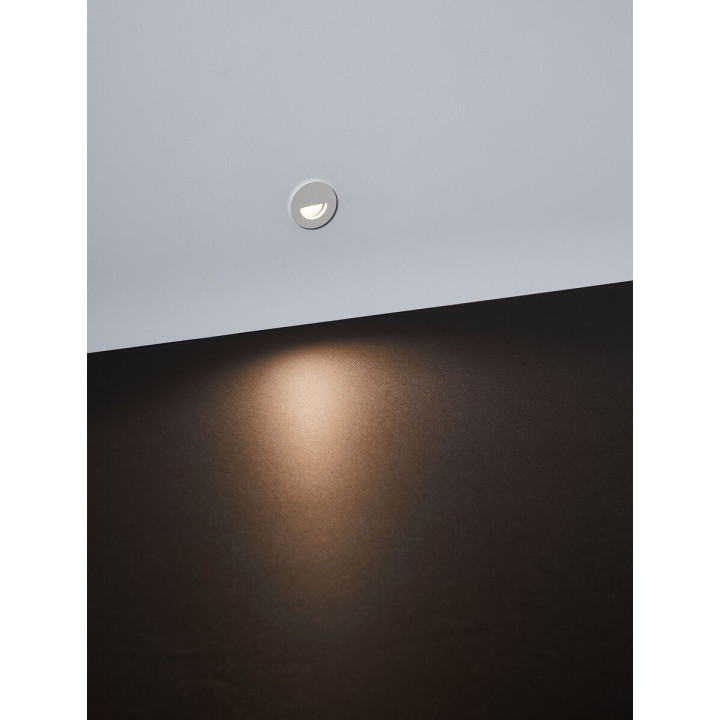 LUCES GOMERA LE62505/6 round LED stair light 2700K white, black