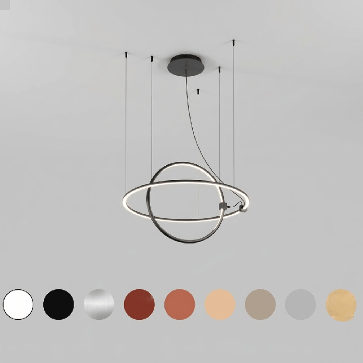 AQFORM BUCLO giro LED 59061 pendant lamp with two hanging rings