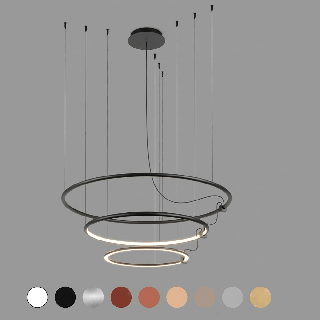 AQFORM BUCLO ripples 59987 LED cascading rings in 8 colors