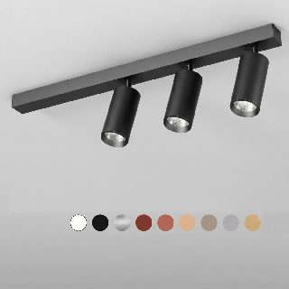 AQFORM PET midi asymmetry LED 47059 spotlight x3 triple 25W