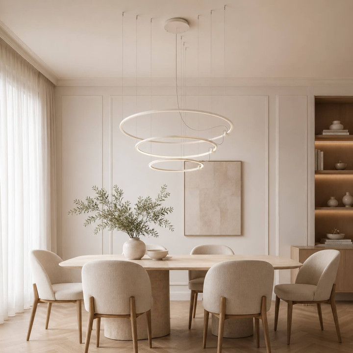 AQFORM BUCLO ripples 59987 LED cascading rings in 8 colors
