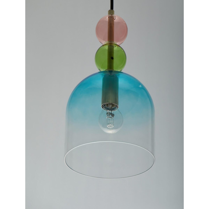 LUCES BALAM LE43396 pendant lamp E14 5W colored glass